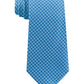 Michael Kors Men's Silk Blend Business Neck Tie Blue Size Regular