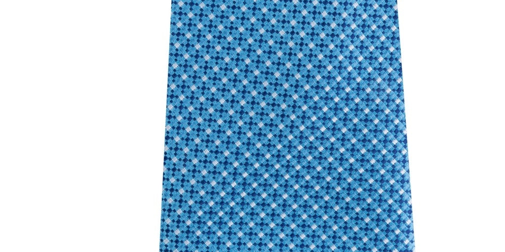 Michael Kors Men's Silk Blend Business Neck Tie Blue Size Regular