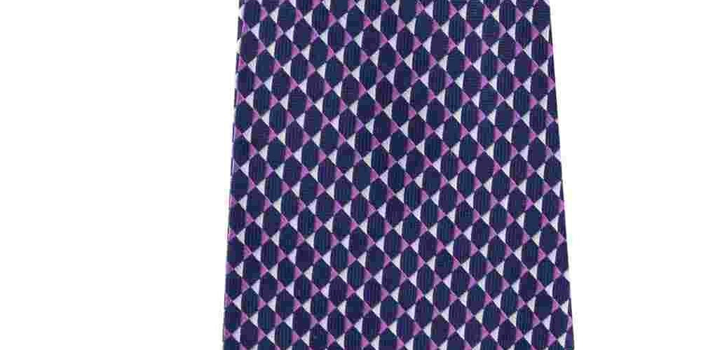 Michael Kors Men's Mirrored Circles Tie Red Size Regular