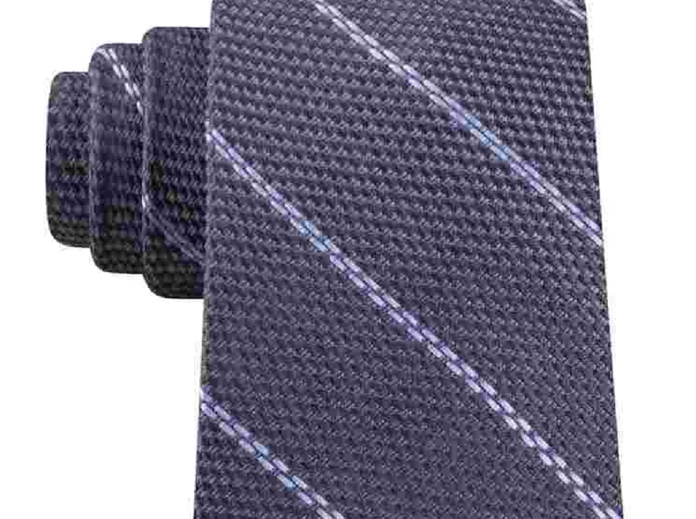 Michael Kors Men's Silk Business Neck Tie Gray Size Regular