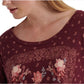 Lucky Brand Women's Matchbox Long Sleeve T-Shirt Red Size X-Small