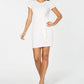 Thalia Sodi Women's Asymetrical Ruffle Dress Natural Size X-Small