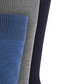 Perry Ellis Portfolio Men's 3 Pack Trouser Dress Socks Navy Size Regular