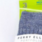 Perry Ellis Men's 3-Pk Thick Socks Warming Gray Black Size Regular