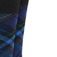 Perry Ellis Men's Microfiber Plaid Socks Black Size Regular