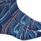 Perry Ellis Men's Printed Socks Navy Size Regular