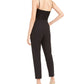 LEYDEN Women's Lace Bustier Jumpsuit Black Size X-Large