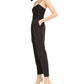 LEYDEN Women's Lace Bustier Jumpsuit Black Size X-Large