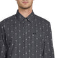Volcom Men's Bonga Print Shirt Black Size Large