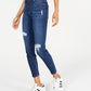 Celebrity Pink Women's High Rise Ankle Skinny Jean Blue Size 0