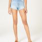 Celebrity Pink Junior's High Rise Mom Denim Shorts Blue Size 0