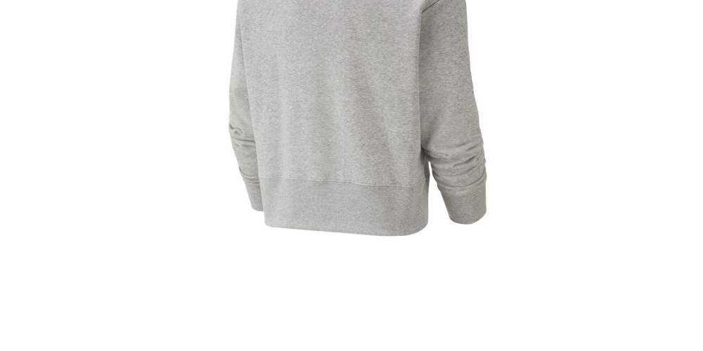 Nike Women's Plus Size Sportswear Fleece Crewneck Sweatshirt Gray Size 2X