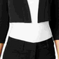Calvin Klein Women's 3/4 Sleeve Open Cardigan Top Black Size Petite Small