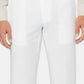 Cubavera Men's Flat Front Textured Linen Pants White Size 44X30