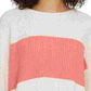 Sanctuary Women's Playful Striped Sweater Pink Size Small