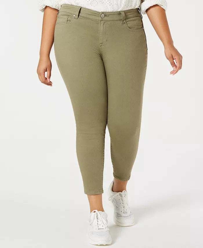Celebrity Pink Women's Skinny Ankle Jeans Green Size 14