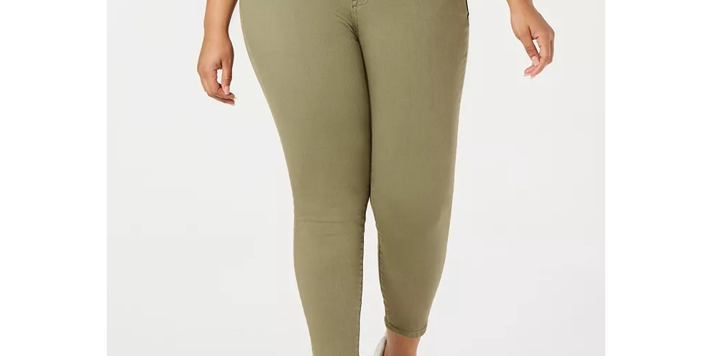 Celebrity Pink Women's Skinny Ankle Jeans Green Size 14