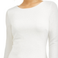 Speechless Women's Glitter Long Sleeve Jewel Neck Above The Knee Body Con Evening Dress White Size 13