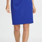 DKNY Women's Ponte Side Ruche Sheath Dress Blue Size 2