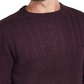 Weatherproof Vintage Men's Cable Yolk Sweater Red Size Large Medium