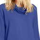 Eileen Fisher Women's Cowl Neck Tunic Top Purple Size Small