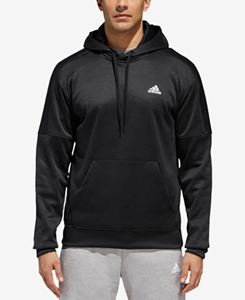 Adidas Men's Team Issue Fleece Hoodie Black Size Small