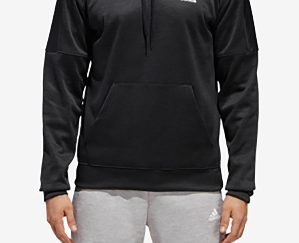 Adidas Men's Team Issue Fleece Hoodie Black Size Small