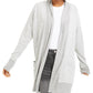 Hippie Rose Junior's Cozy Cardigan White Size X-Large