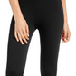 Hippie Rose Women's Ribbed Solid Straight Leg Pants Black Size Medium