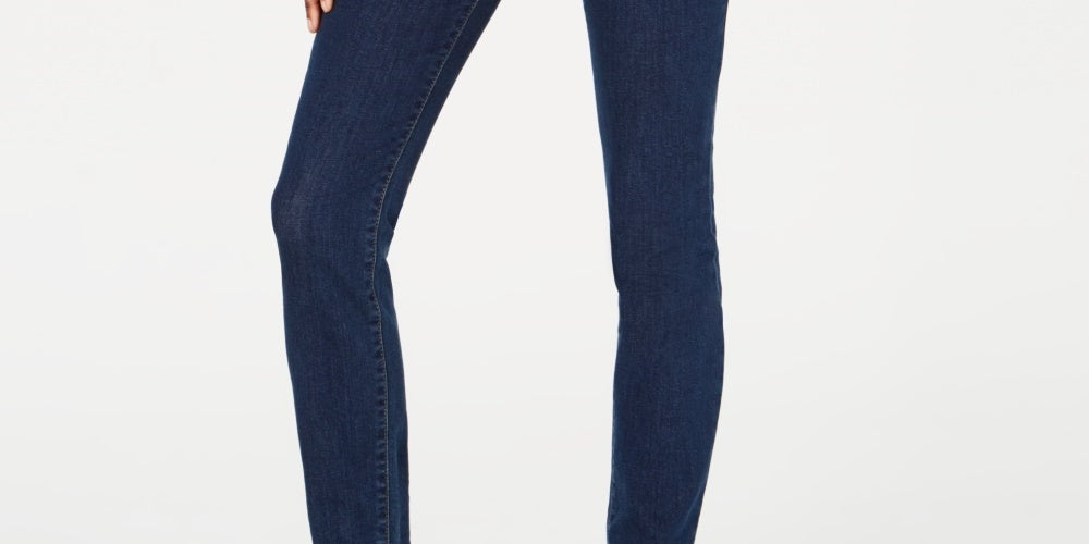 Rewash Junior's High Rise Button Fly Skinny Jeans Blue Size 5