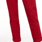 Tommy Hilfiger Women's Cuffed Chino Straight Leg Pants Red Size 2