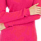Tommy Hilfiger Women's Ivy Cotton Cable Sweater  Pink Size X- Small