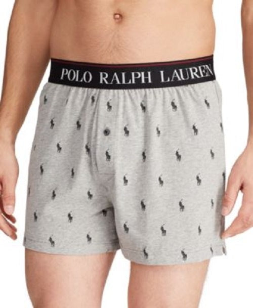 Ralph Lauren Men's Knit Boxers Charcoal Size Small