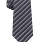 Kenneth Cole Reaction Men's Block Stripe Slim Tie Black Size Regular