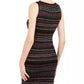 Planet Gold Derek Heart Juniors' Metallic-Stripe Sweater Dress Brown - Size X-Small