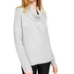 Calvin Klein Women's Chevron Stitch Cowlneck Sweater Yellow Size 6