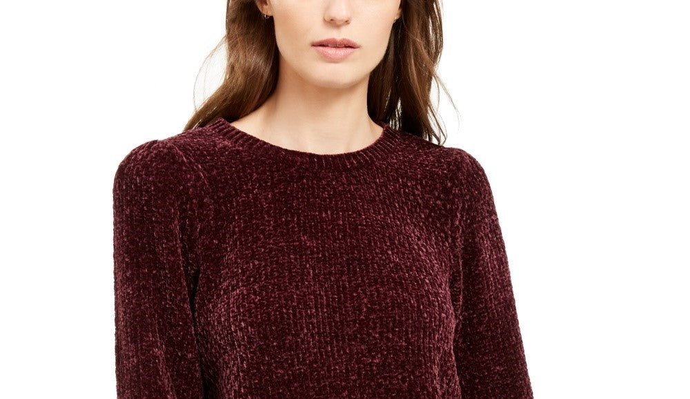 Michael Kors Women's Long Sleeve Sweater Purple Size X-Large