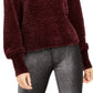 Michael Kors Women's Long Sleeve Sweater Purple Size X-Large