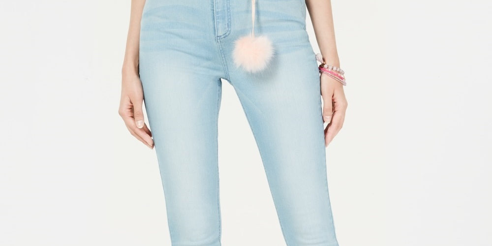 Tinseltown Junior's High Rise Skinny Jeans Blue Size 15