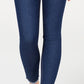 Tinseltown Junior's High Rise Raw Hem Skinny Jeans Navy Size 9