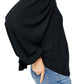 Free People Women's Devin Ribbed Knit Top Black Size Small