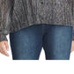 Rachel Roy Women's Trendy Plus Size Ben Metallic Crinkle Blouse silver Size 1X