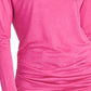 Rachel Roy Women's Chloe Boat Neck Top Pink Size X-Small