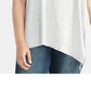 RACHEL Rachel Roy Women's Trendy Plus Size Split-Sleeve Asymmetrical Top Gray Size 1X