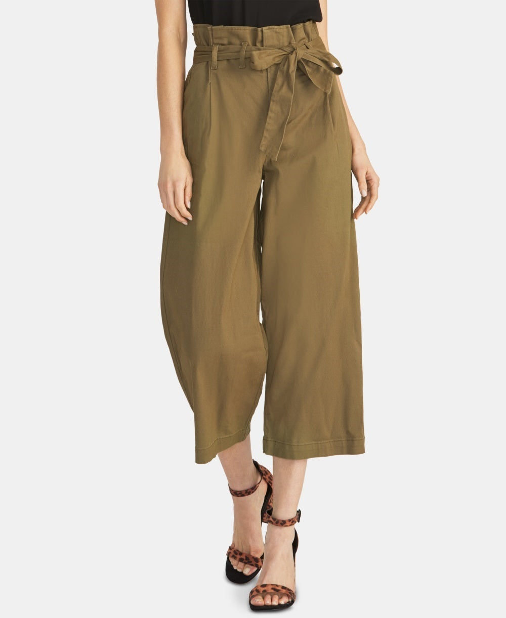 Rachel Roy Women's Paperbag Pants Green Size 0