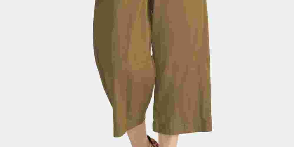Rachel Roy Women's Paperbag Pants Green Size 10