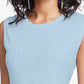 Rachel Roy Women's Twisted High Low Top  Blue Size Small