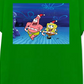 Freeze 24-7 Men's Spongebob & Patrick Christmas T-Shirt Green Size Medium