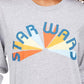 Mad Engine Disney Juniors' Cotton Long-Sleeve Star Wars Graphic T-Shirt Gray Size X-Large