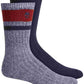 Timberland Men's 2 Pk Boot Socks Navy Size Regular